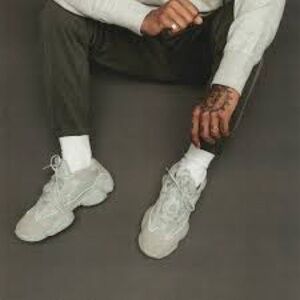 Adidas Yeezy 500 salt blush cream light beige sneakers men’s size 10